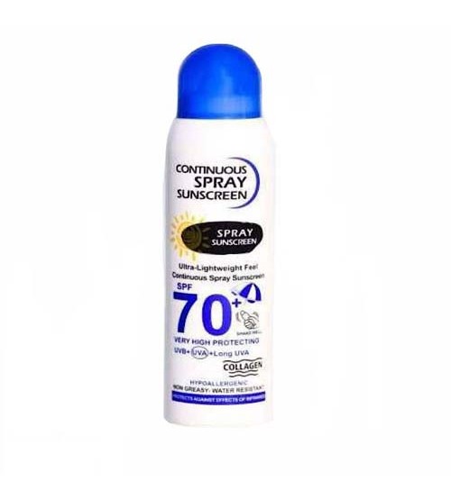 Wokali Sunscreen Spray Sunblock Skin Moisturizing SPF 70